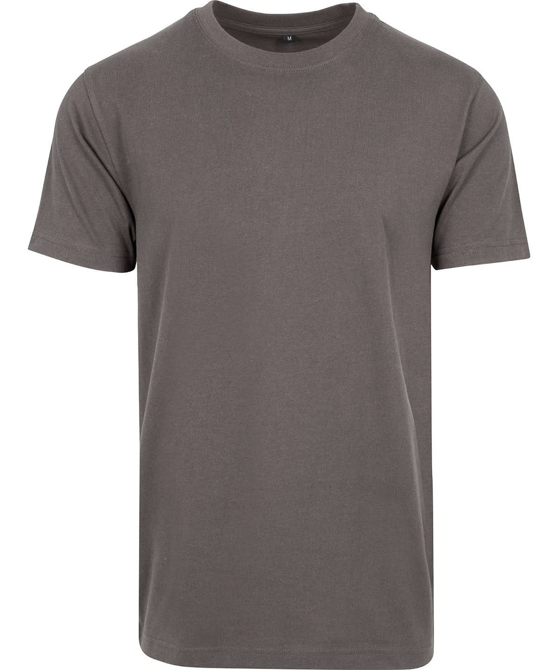 Build Your Brand BYB T shirt round neck Dark Shadow BY004 - Dark Shadow - Customisable T-Shirts