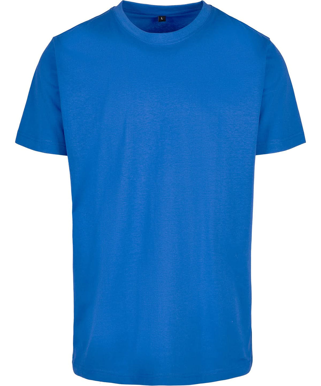 Build Your Brand BYB T shirt round neck Intense Blue BY004 - Intense Blue - Customisable T-Shirts