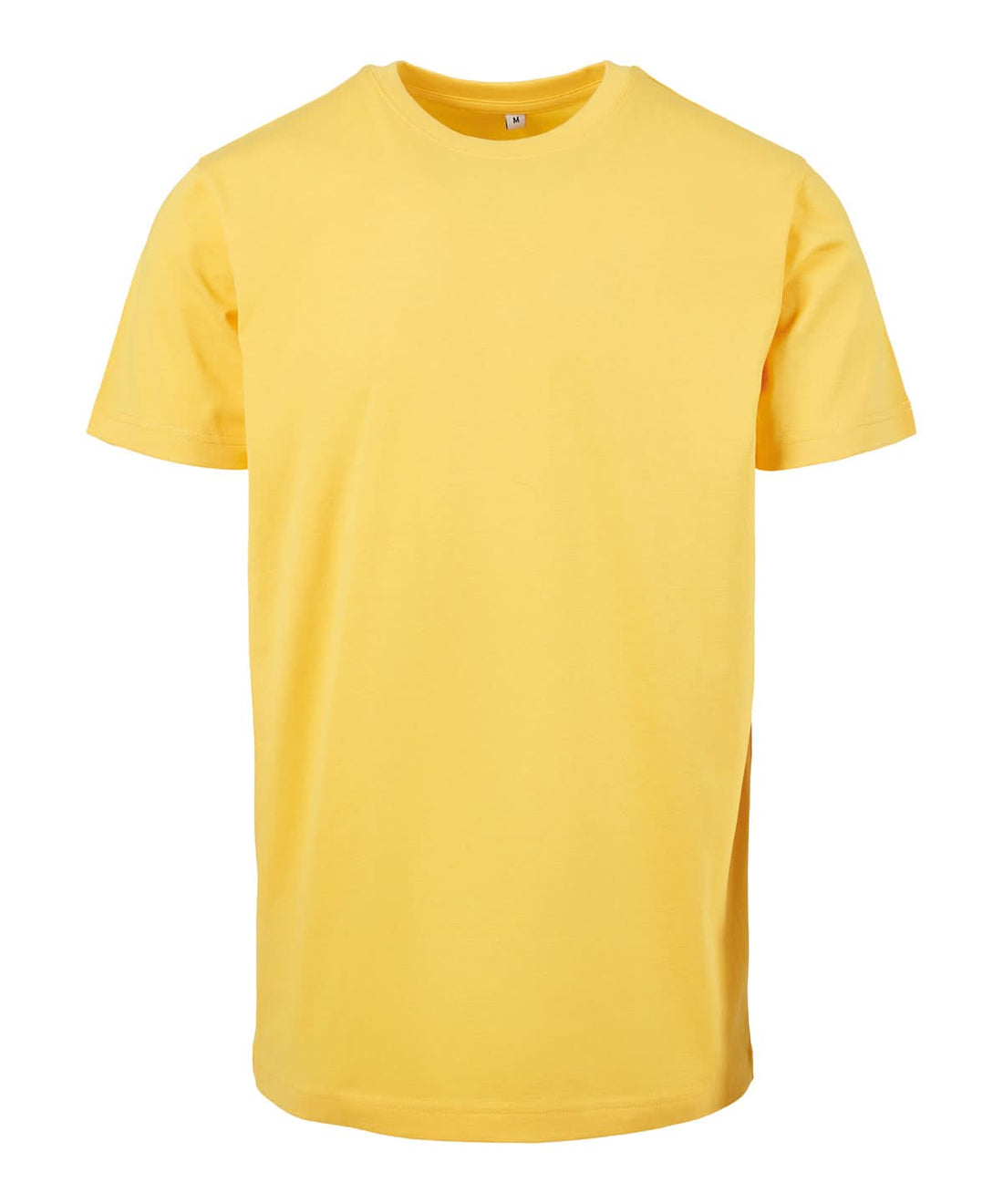 Build Your Brand BYB T shirt round neck Taxi Yellow BY004 - Taxi Yellow - Customisable T-Shirts