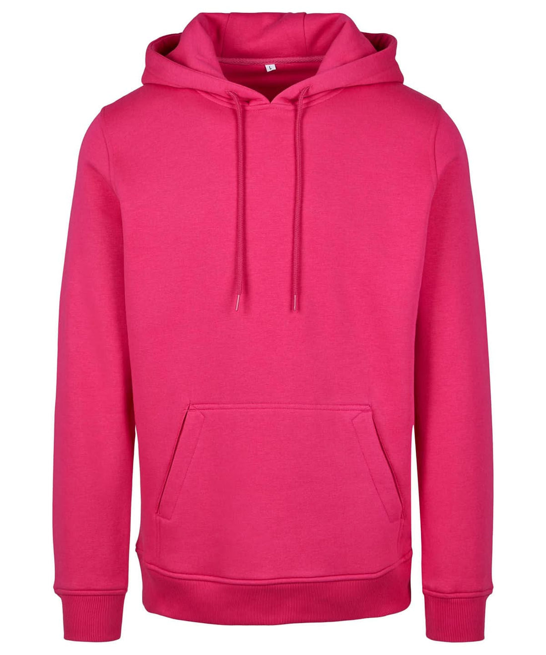 Build Your Brand BYB Heavy hoodie Hibiskus Pink BY011 - Hibiskus Pink - Customisable Hoodies