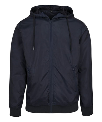 Build Your Brand BYB Wind runner BY016 - Navy Navy - Customisable Jackets