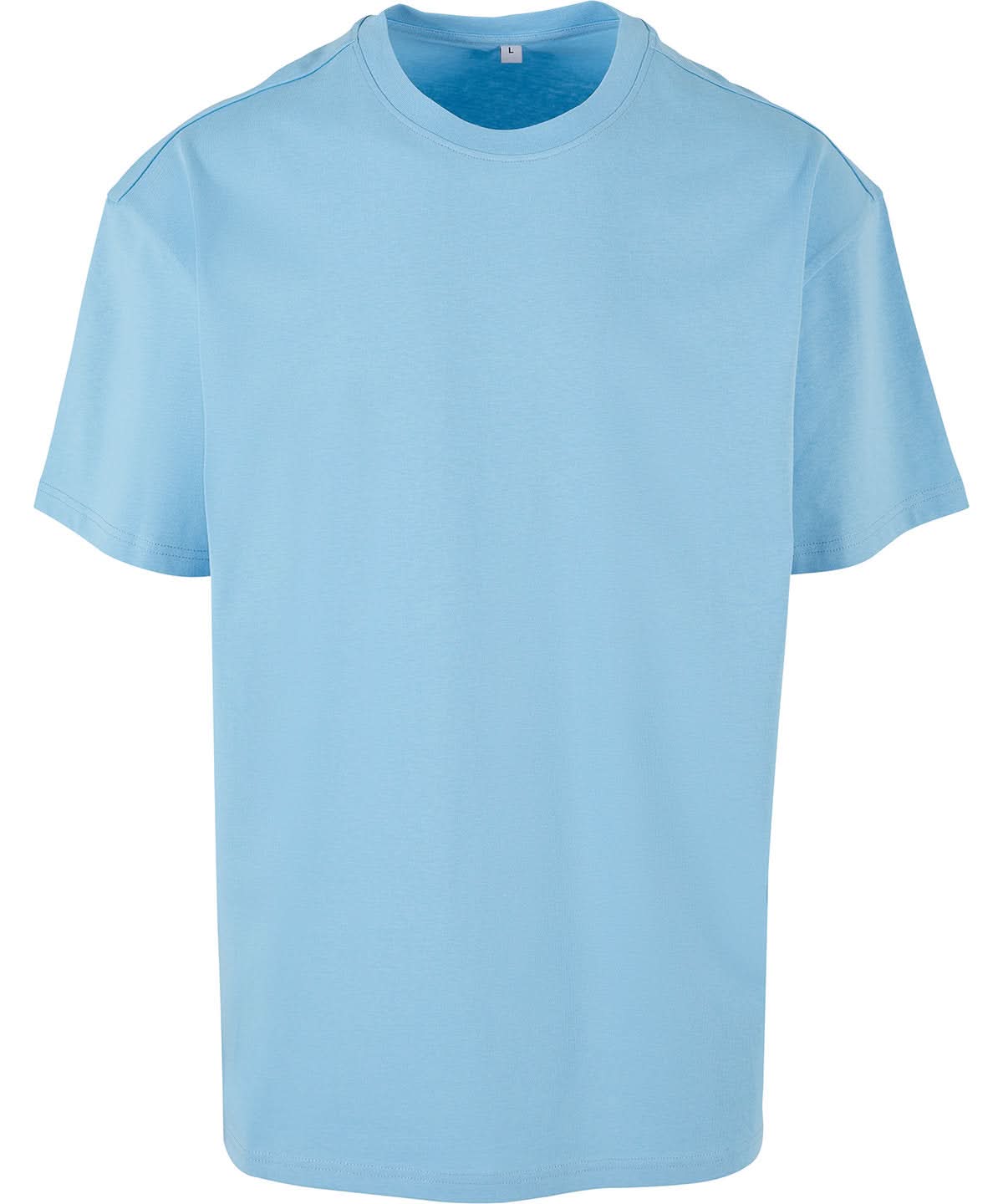 Build Your Brand BYB Heavy oversized tee Baltic Blue BY102 - Baltic Blue - Customisable T-Shirts