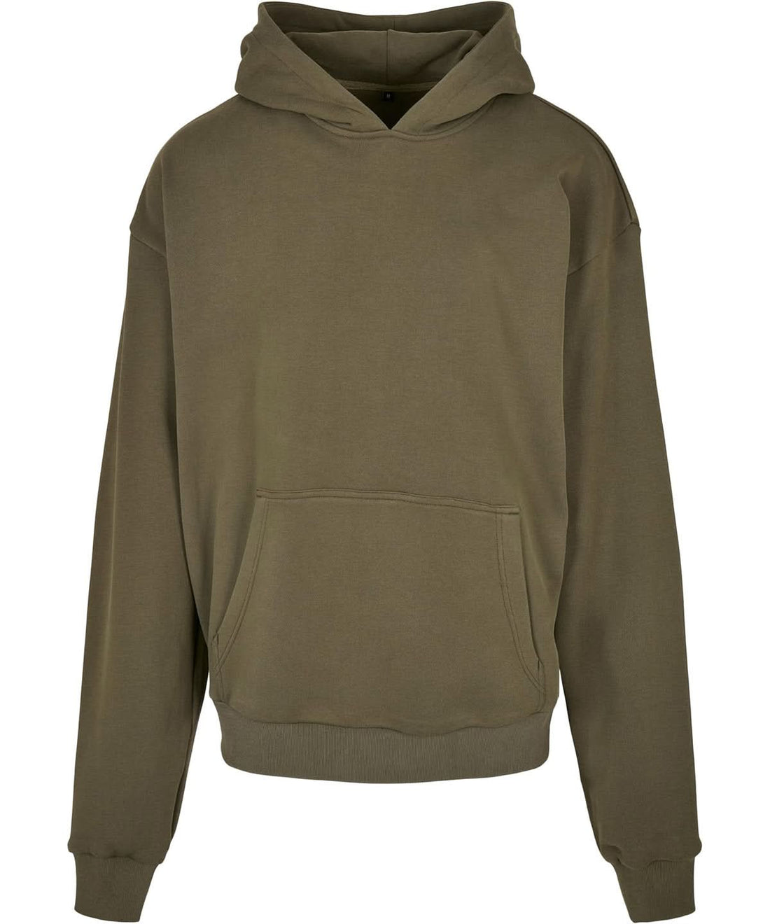 Build Your Brand BYB Ultra heavy hoodie Olive BY162 - Olive - Customisable Hoodies
