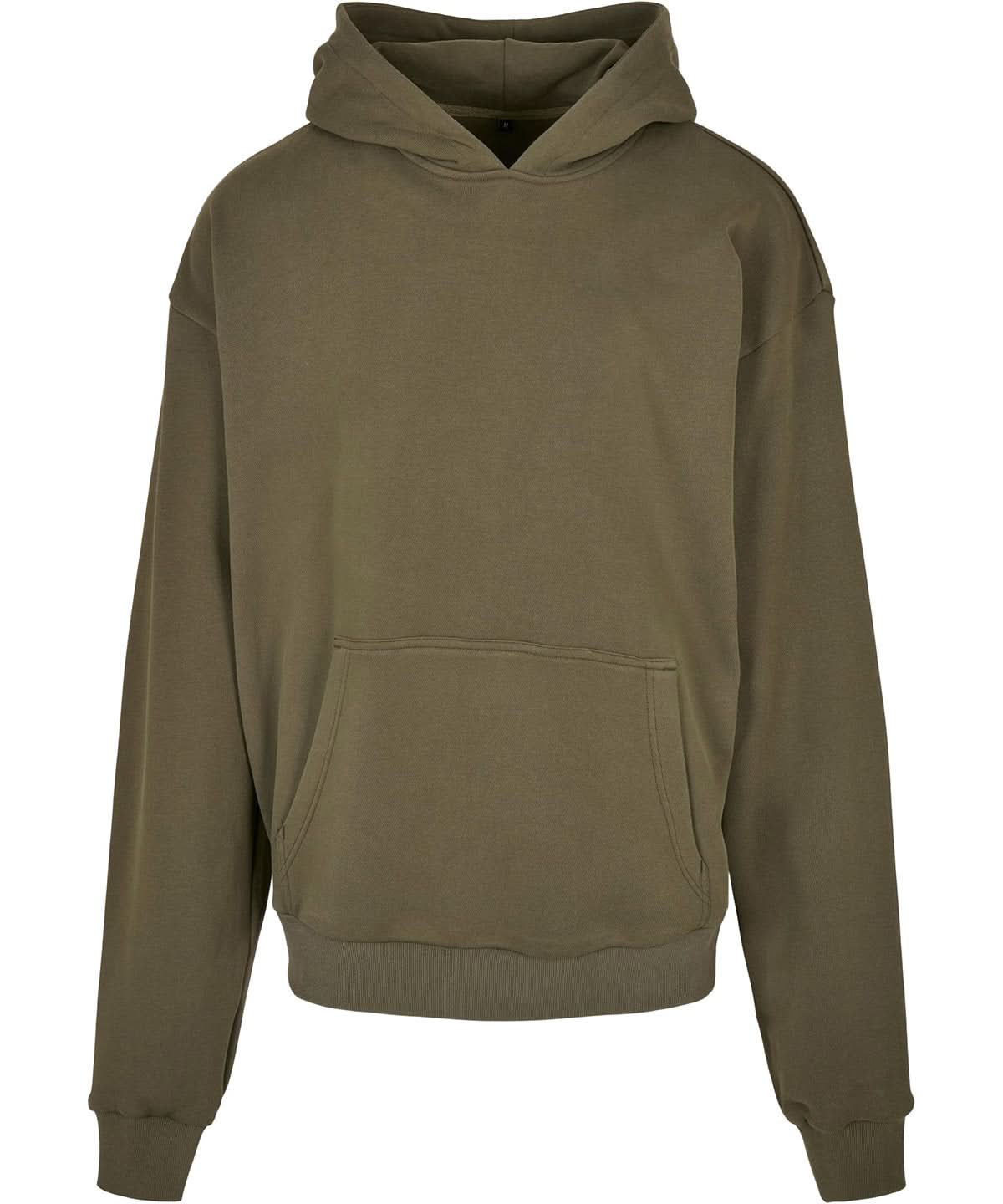 Build Your Brand BYB Ultra heavy hoodie Olive BY162 - Olive - Customisable Hoodies