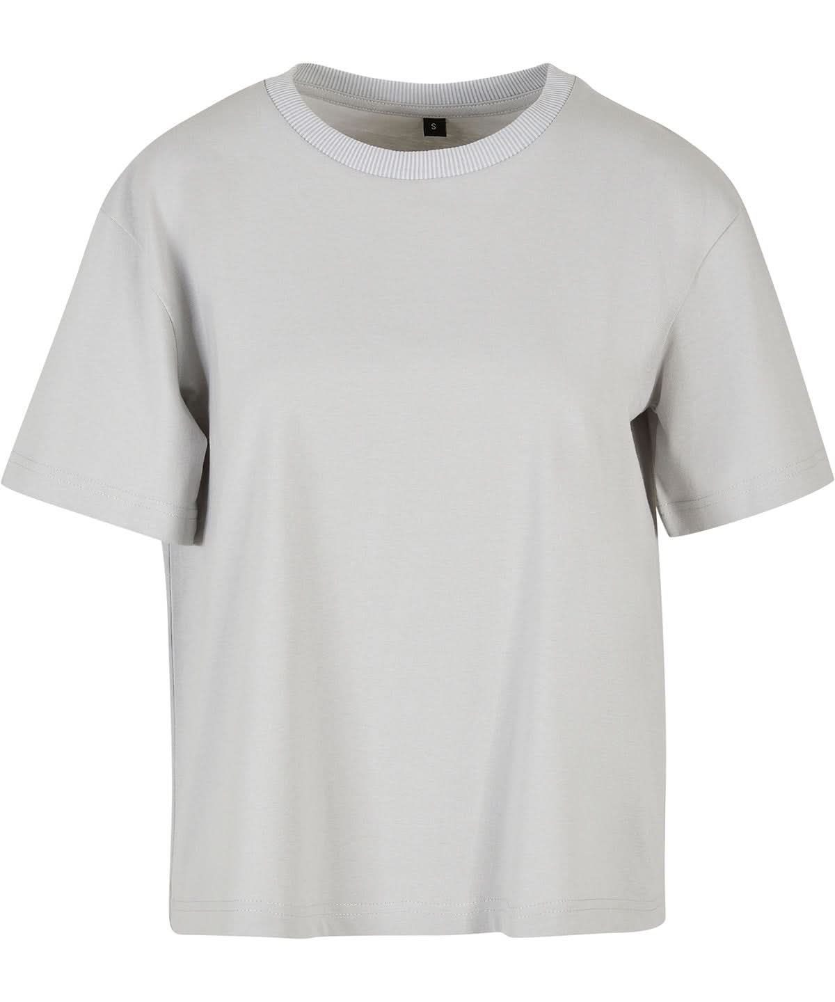 Build Your Brand BYB Womens everyday tee Light Asphalt BY211 - Light Asphalt - Customisable T-Shirts