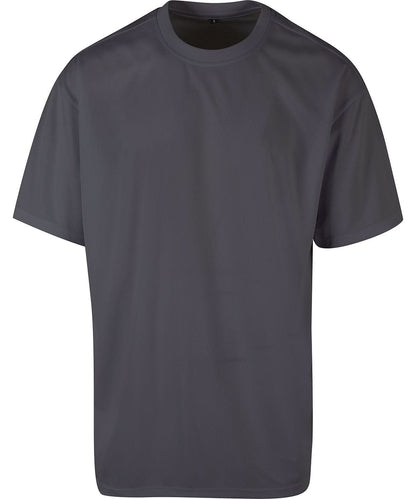Build Your Brand BYB E sports tee BY249 - Dark Shadow - Customisable T-Shirts