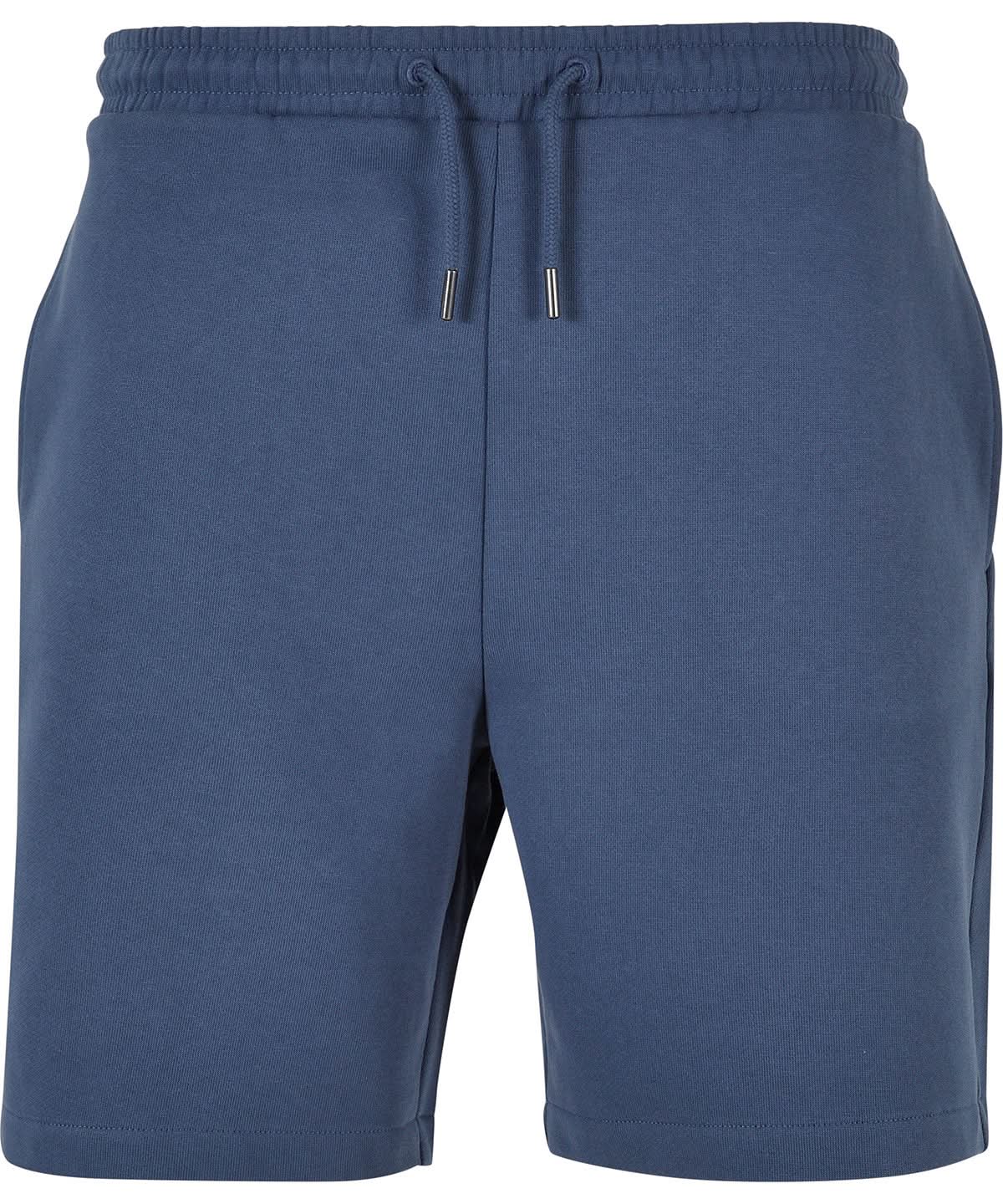 Build Your Brand BYB Ultra heavy sweatshorts BY251 - Vintage Blue - Customisable Shorts