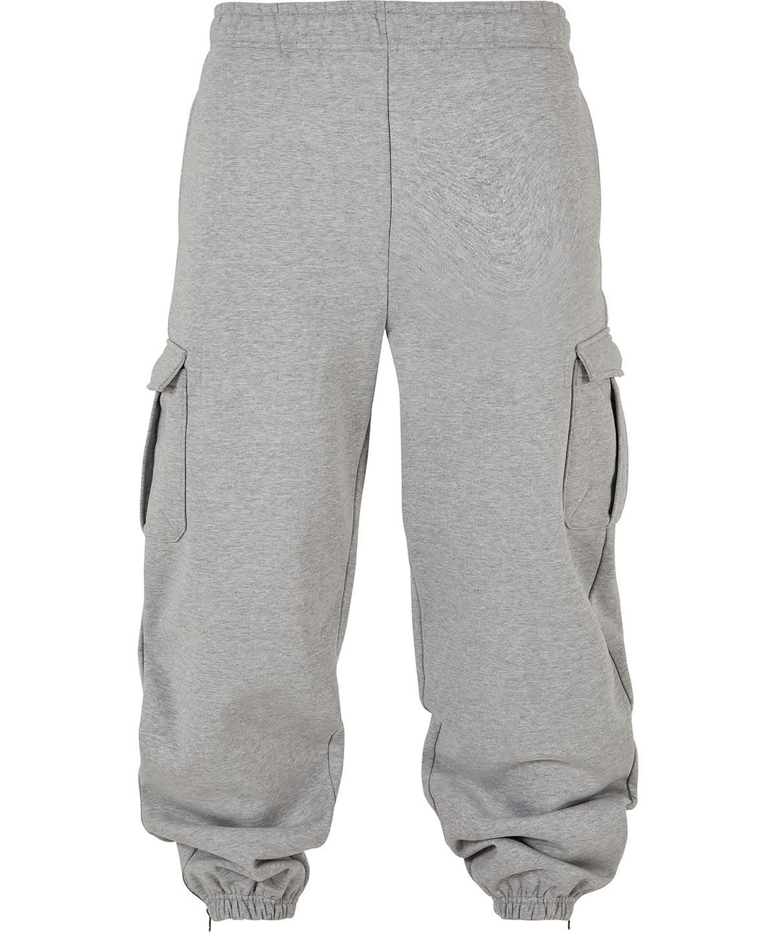 Build Your Brand BYB 90s cargo sweatpants BY258 - Heather Grey - Customisable Sweatpants