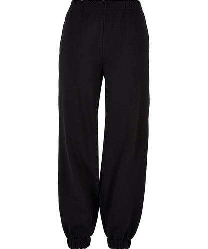 Build Your Brand BYB Womens high waist balloon sweatpants BY265 - Black - Customisable Sweatpants