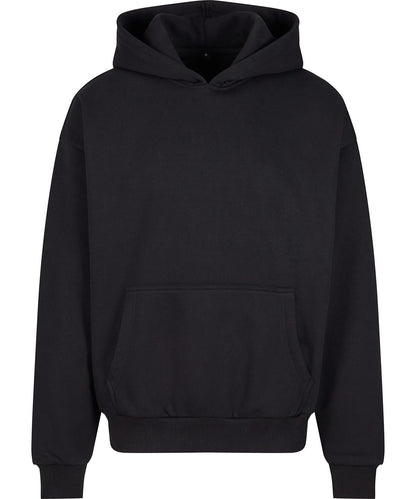 Build Your Brand BYB Ultra heavy oversized hoodie BY268 - Black - Customisable Hoodies