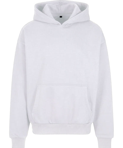 Build Your Brand BYB Ultra heavy oversized hoodie BY268 - White - Customisable Hoodies