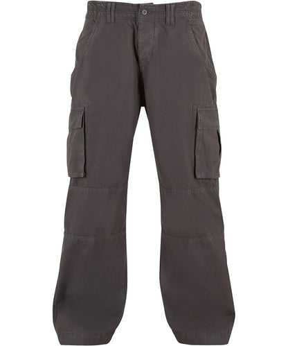 Build Your Brand BYB Classic cargo pants BY274 - Charcoal - Customisable Trousers