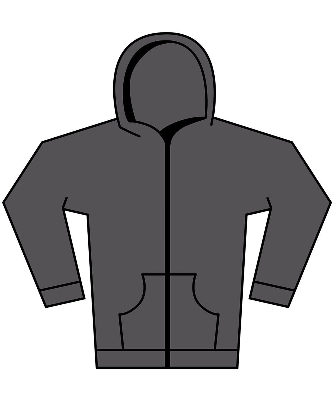 Build Your Brand BYB Vintage heavy zip hoodie BY295 - Magnet - Customisable Hoodies