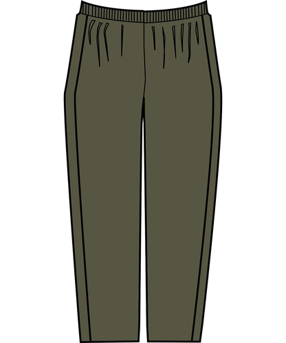 Build Your Brand BYB Vintage heavy trackpants BY296 - Olive - Customisable Sweatpants