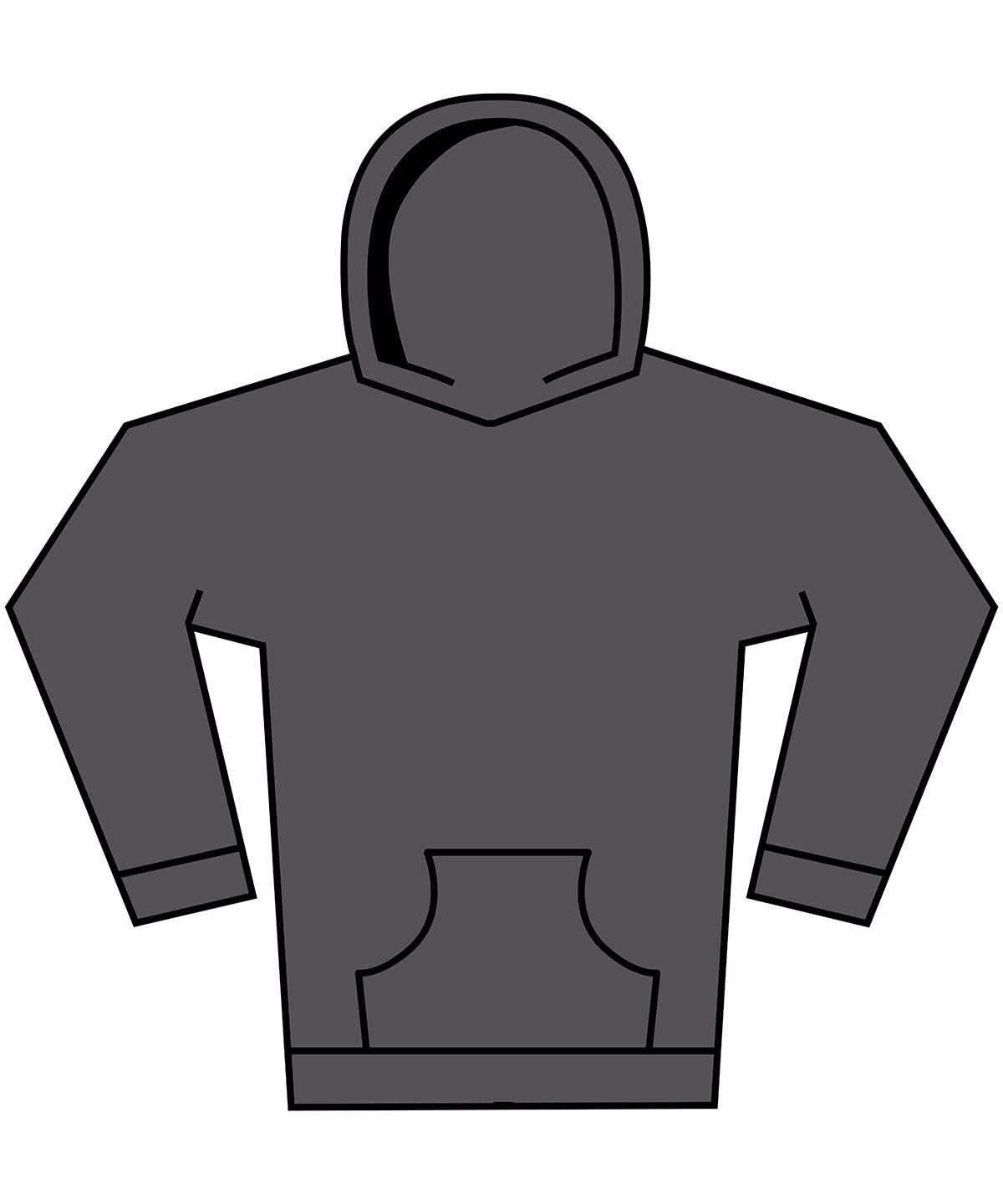 Build Your Brand BYB Womens vintage heavy hoodie BY298 - Magnet - Customisable Hoodies
