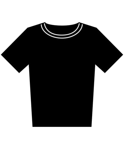 Build Your Brand BYB Womens vintage everyday tee BY306 - Black - Customisable T-Shirts