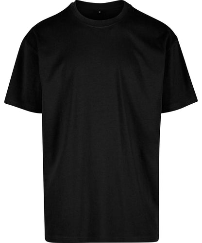 Build Your Brand BYB Cotton loose tee BY308 - Black - Customisable T-Shirts