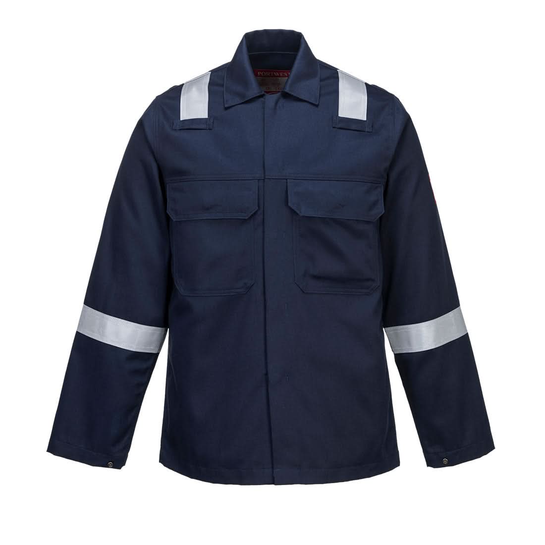 Portwest Bizweld FR Jacket BZ13 - Navy - Customisable Jackets