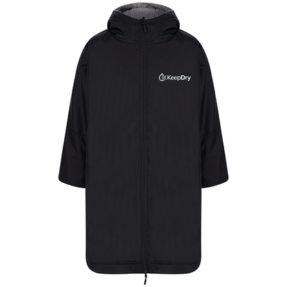 KeepDry - All Weather Dry Robe - Kids - Black - Customisable Jackets