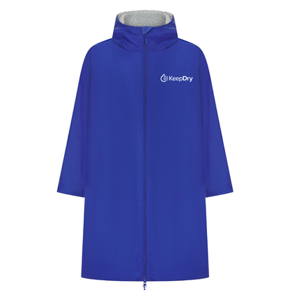 KeepDry - All Weather Dry Robe - Kids - Royal Blue - Customisable Jackets