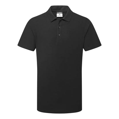 Mesh Air Pro Polo Shirt S/S C211 - Black - Customisable T-Shirt