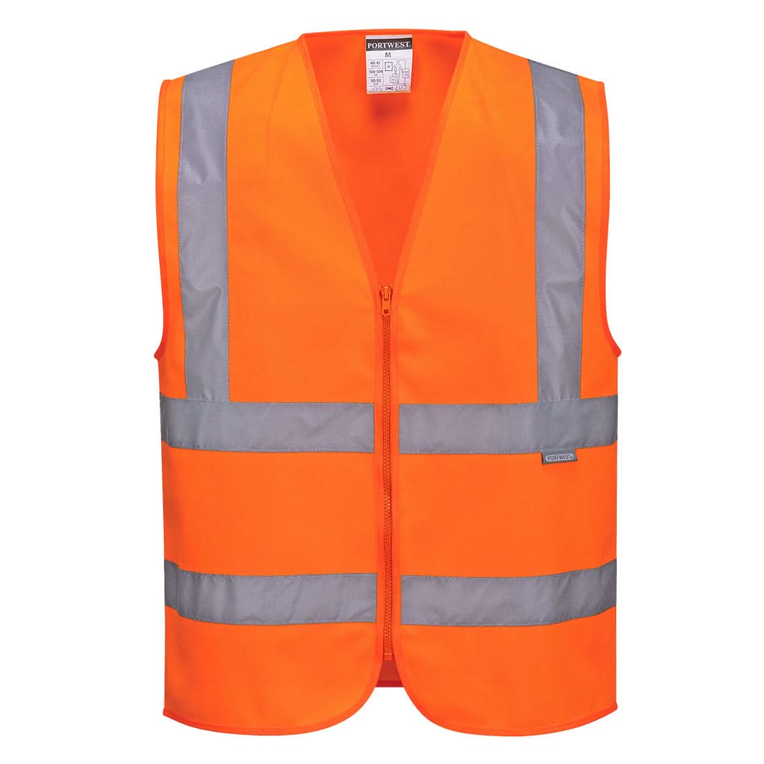 Portwest Hi Vis Band And Brace Vest C375 - Orange - Customisable HV Vest