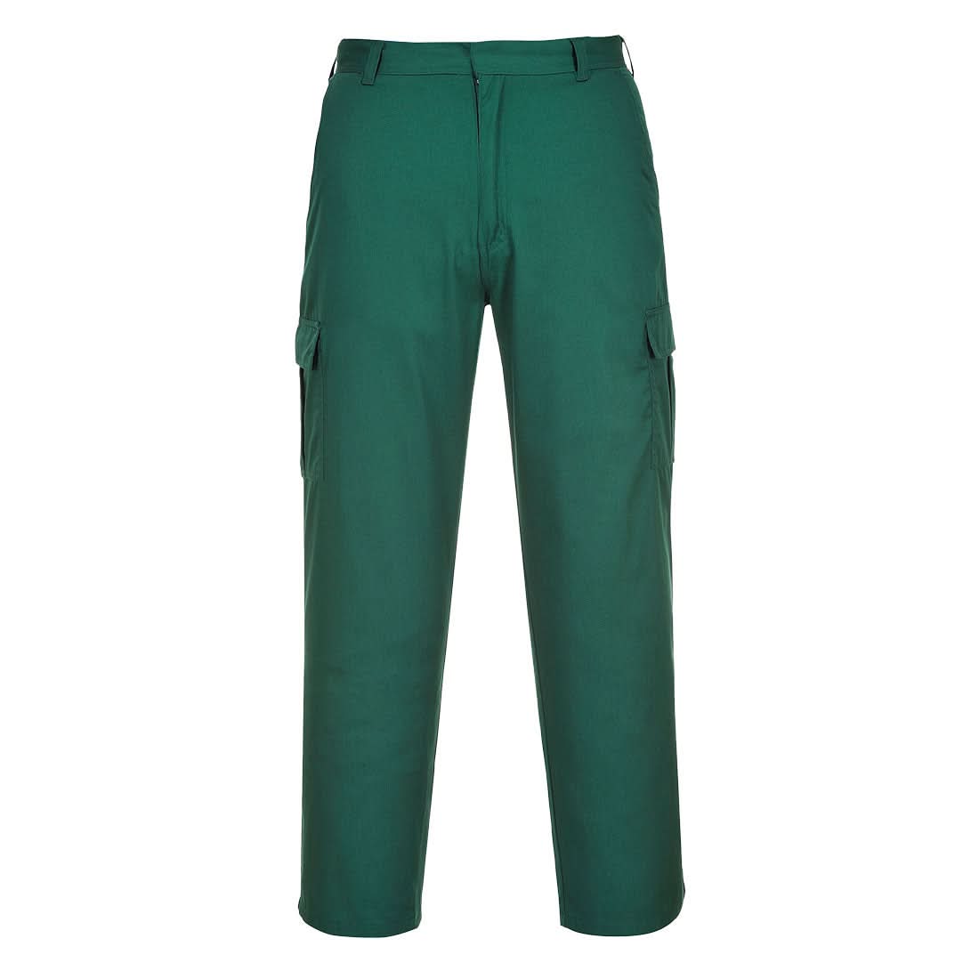 Portwest Combat Trousers Bottle Green C701 - Bottle Green 34 - Customisable Trousers