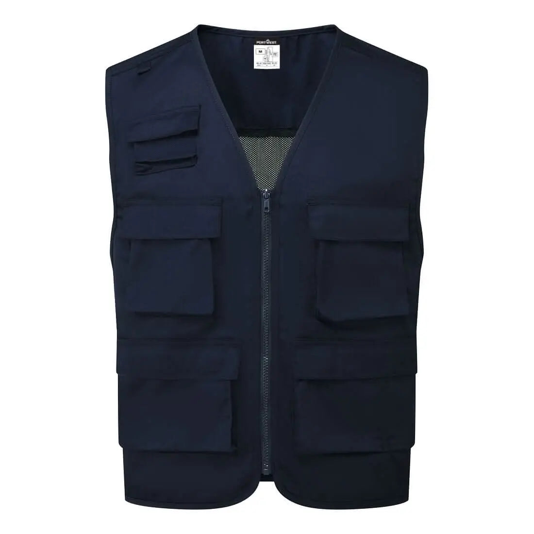 Work Vest C704 - Dark Navy - Customisable Vests