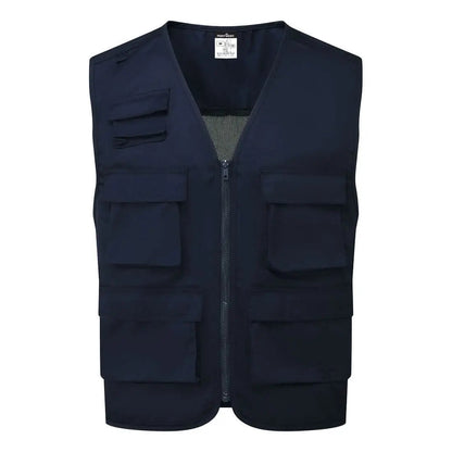 Work Vest C704 - Dark Navy - Customisable Vests