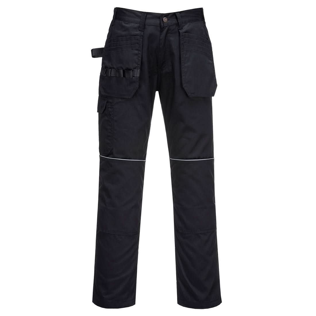Portwest Tradesman Holster Trousers C720 - Black - Customisable Trousers