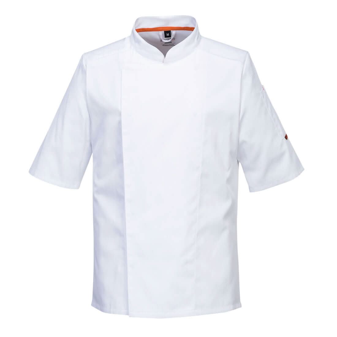 Portwest ChefS Meshair Pro Stretch Jacket SS C746 - White - Customisable Jacket