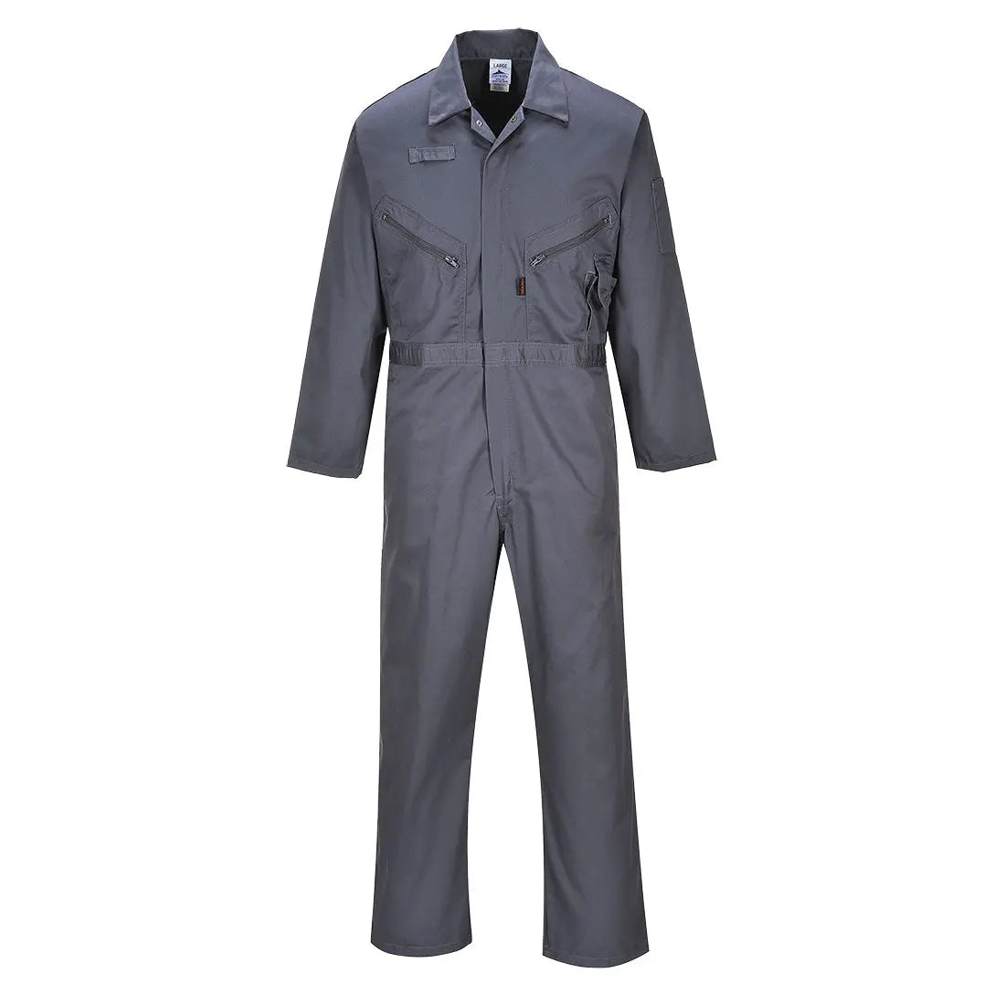 Liverpool Zip Coverall C813 - Graphite Grey - Customisable Coveralls