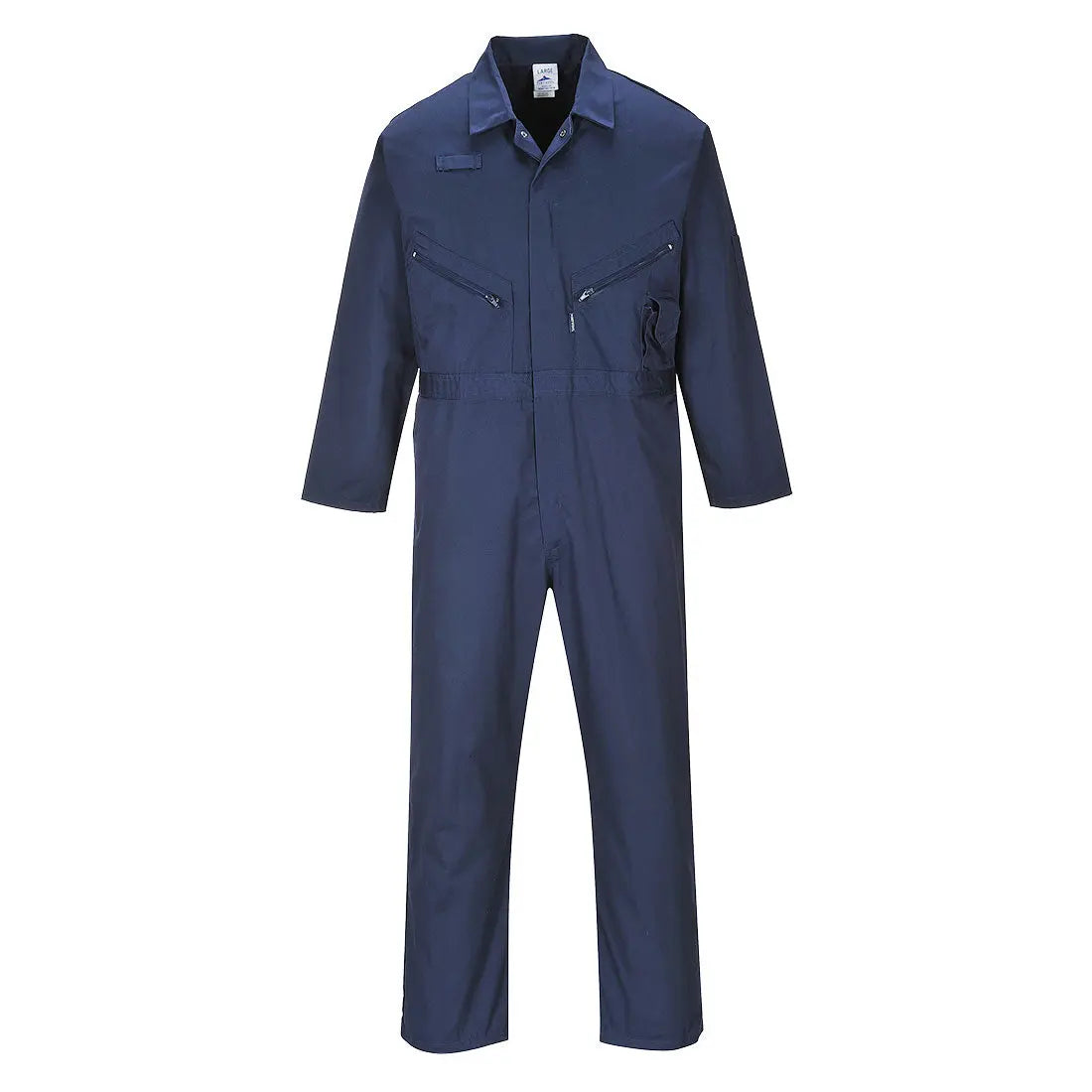 Liverpool Zip Coverall C813 - Navy - Customisable Coveralls