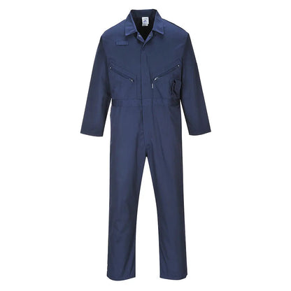 Liverpool Zip Coverall C813 - Navy - Customisable Coveralls