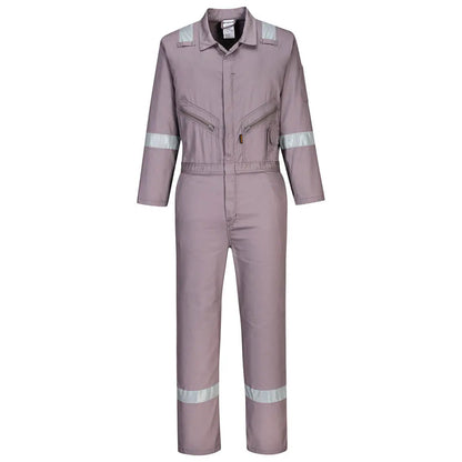 Iona Cotton Coverall C814 - Grey - Customisable Coveralls