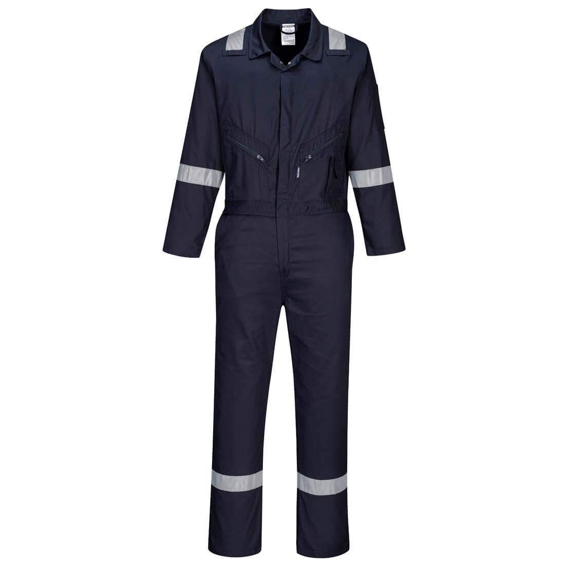 Portwest Iona Cotton Coverall c814 - Navy - Customisable Coveralls
