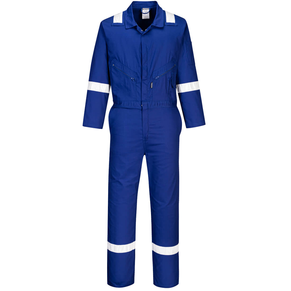 Portwest Iona Cotton Coverall c814 - Royal Blue - Customisable Coveralls