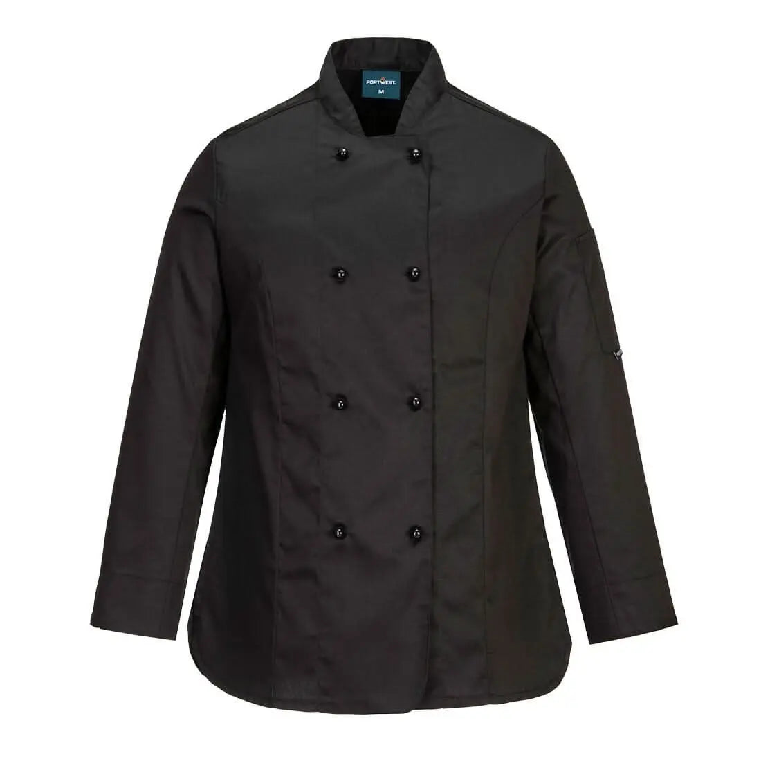 Chef S Women S Meshair Rachel Jacket Ls C837 - Black - Customisable Work Jackets
