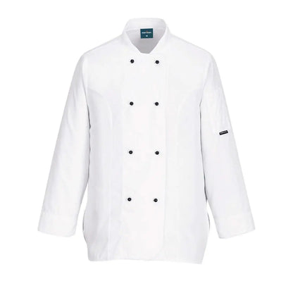 Chef S Women S Meshair Rachel Jacket Ls C837 - White - Customisable Work Jackets