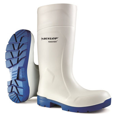 Dunlop Purofort Multigrip Safety Wellingtons - White - Customisable Wellingtons