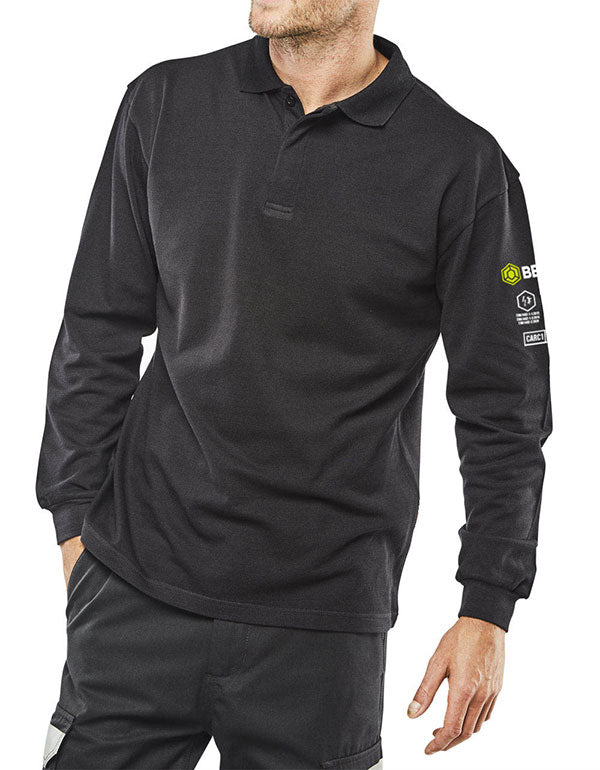 Beeswift Arc Compliant Polo Shirt - Navy Blue - Customisable Polo Shirts