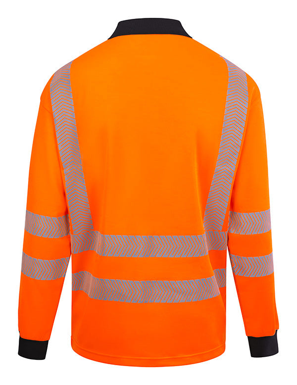 Beeswift Arc Compliant Hi-vis Polo Shirt Orange - CARC161 - - Customisable Hi-Vis Polo Shirts