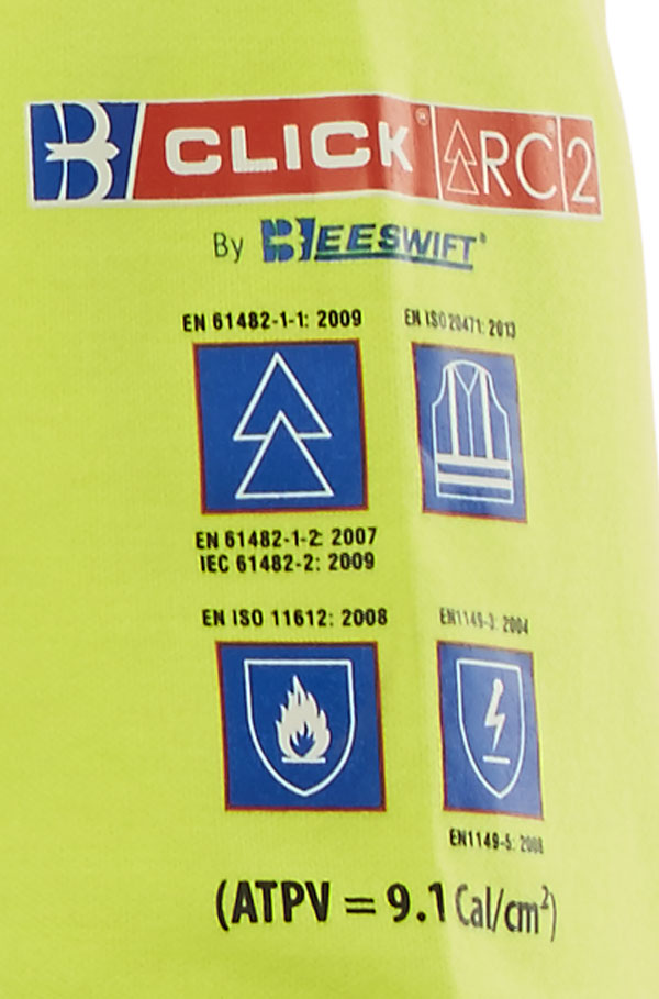 Beeswift Arc Compliant Hi Vis Polo Shirt - - Customisable Polo Shirts