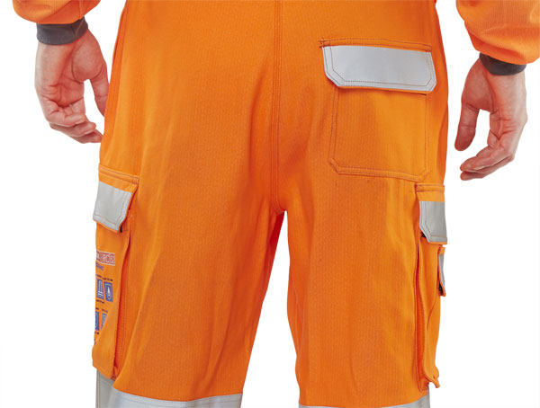 Beeswift Arc Compliant Hi Vis Rail Spec Trousers - - Customisable Trousers