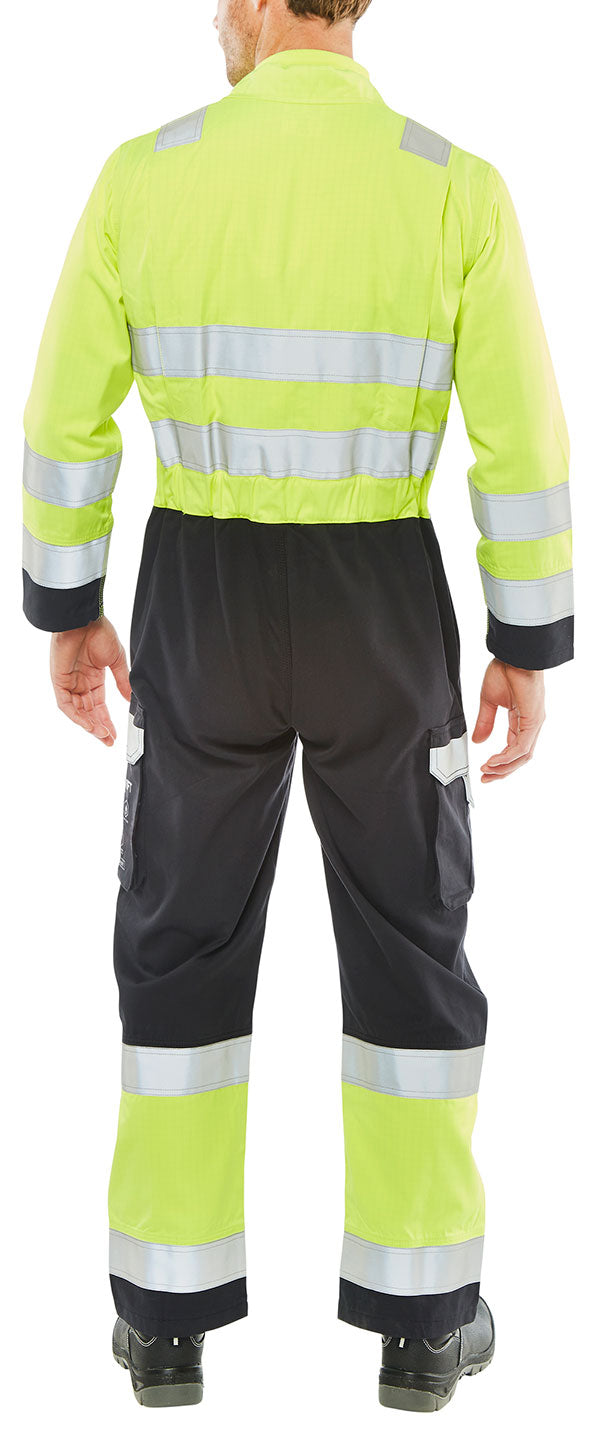 Beeswift Arc Compliant Hi Vis Boilersuit - - Customisable Boilersuits
