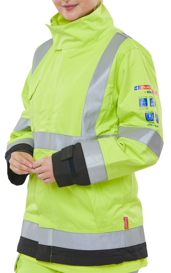 Beeswift Arc Complinant Woven Hi Vis Two Tone Jacket - - Customisable Jackets