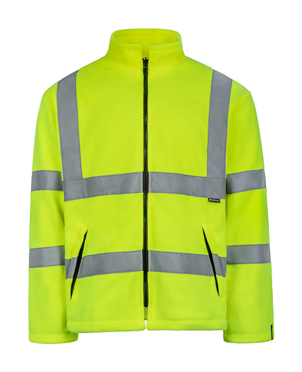 Beeswift Carnoustie Hi Vis Fleece Jacket - - Customisable Fleeces