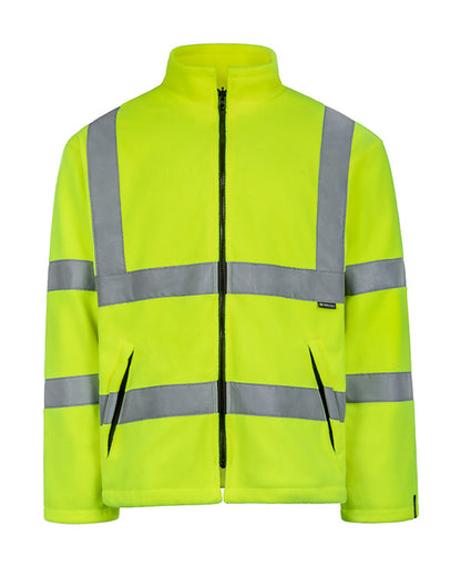 Beeswift Carnoustie Hi Vis Fleece Jacket - - Customisable Fleeces