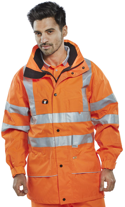 Beeswift Carnoustie Hi Vis Jacket - - Customisable Jackets
