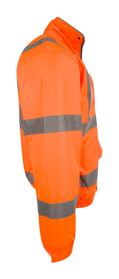 Beeswift Hi Vis Fleece Lined Bomber Jacket - - Customisable Bomber Jackets